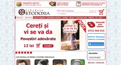 Desktop Screenshot of librariaortodoxia.ro